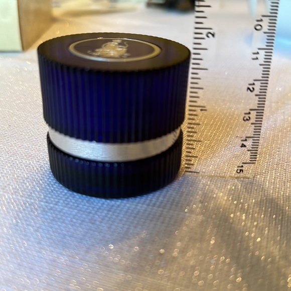 Avon Blue vintage cream sachet glass container Moonwind - Picture 4 of 13